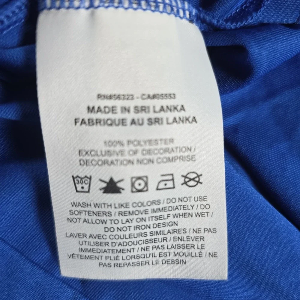 Nike Boys' Dri-Fit HBR Graphic Training Top Blue, X-Large NWT
